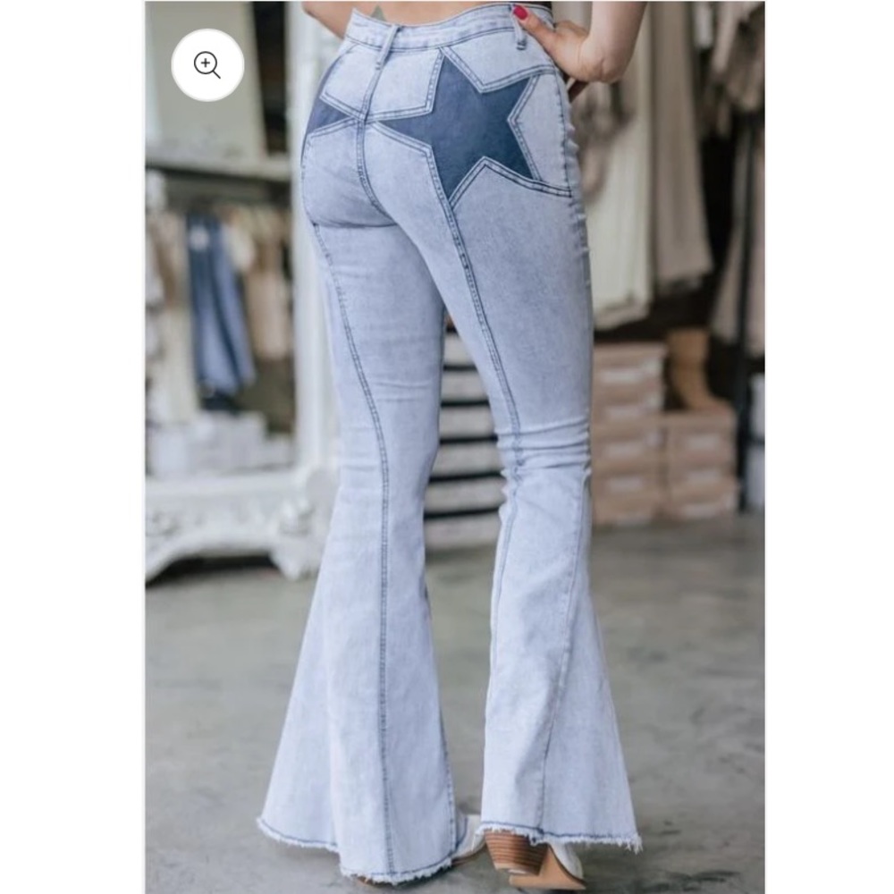 Star Flare Denim Jeans